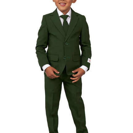 Ragazzo vestito di verde scuro OppoSuits