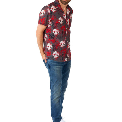 Venerdì 13 - Camicia a maniche corte da uomo OppoSuits