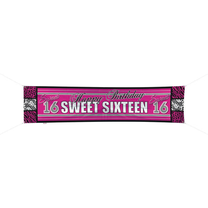 Striscione Sweet 16 1,8 m