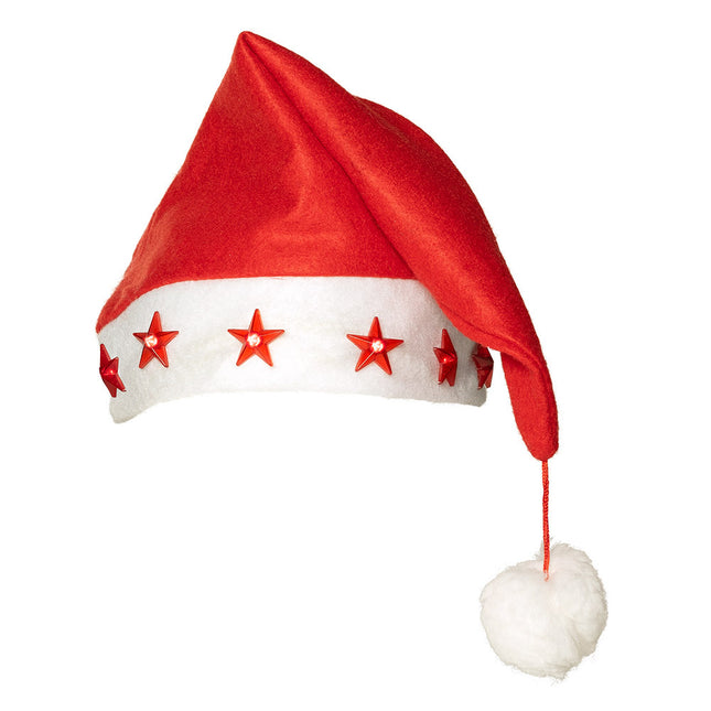 Cappello di Natale Stelle con luci