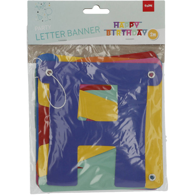 Fionda per lettere Happy Birthday 1,6 m