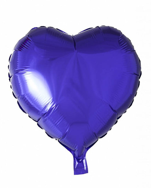 Palloncino ad elio Cuore Viola 46cm vuoto