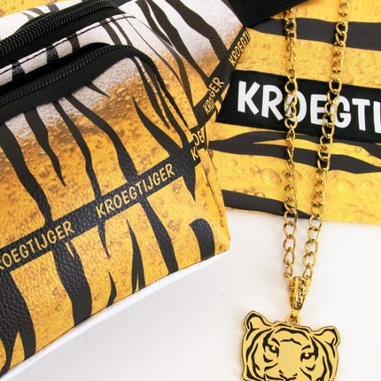 Borsa Hip Tiger stampa pub tigre