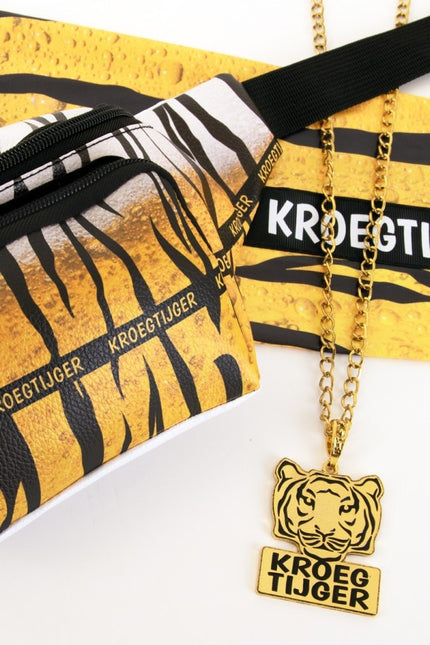 Borsa Hip Tiger stampa pub tigre