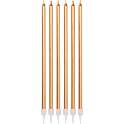 Candele in bronzo 15cm 16pz