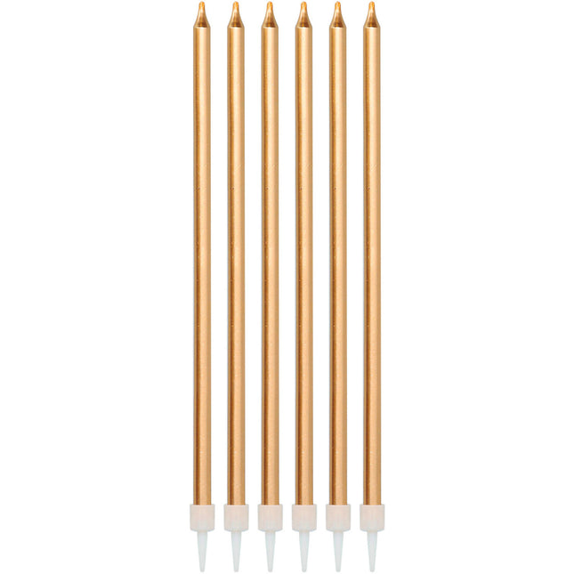 Candele in bronzo 15cm 16pz