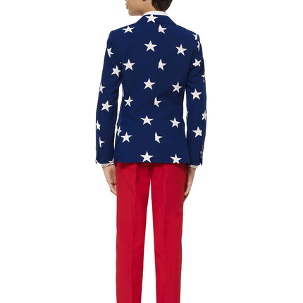 Tuta USA a stelle e strisce Ragazzo adolescente <tc>OppoSuits</tc>