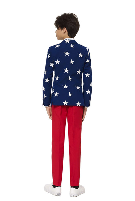 Tuta USA a stelle e strisce Ragazzo adolescente OppoSuits