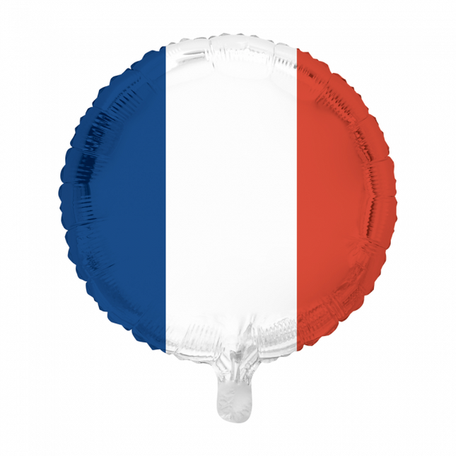 Palloncino ad elio bandiera Francia 45cm vuoto