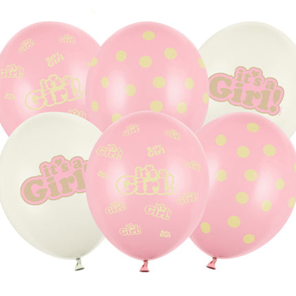 Palloncini It's A Girl 30cm 6 pezzi