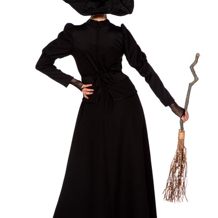 Costume da strega di Halloween nero