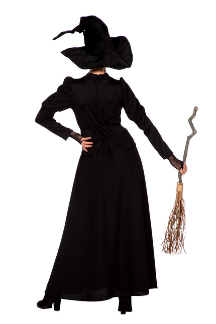 Costume da strega di Halloween nero