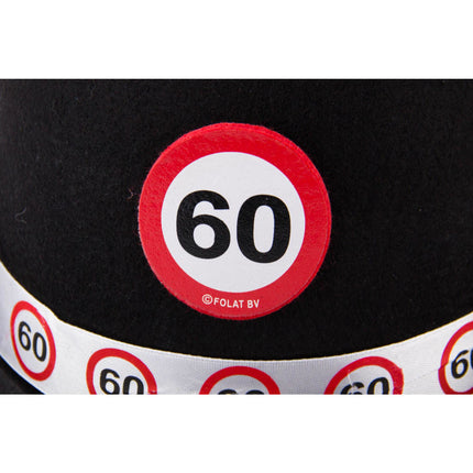 Cappello 60 anni Cartello stradale