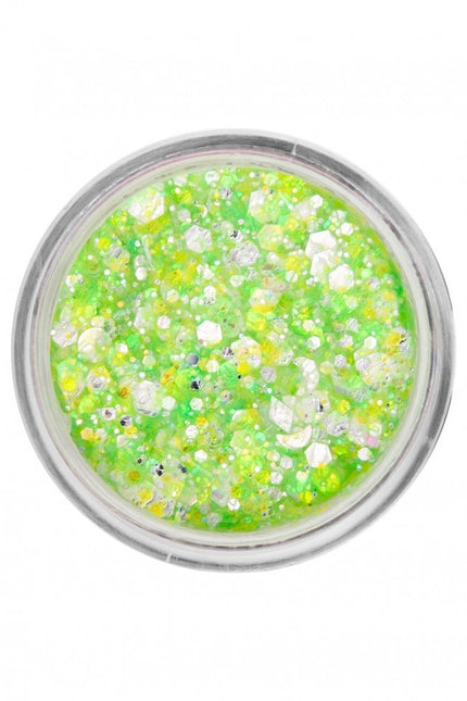 PXP Pressed Chunky Glitter Creme Neon Green Candy 10ml