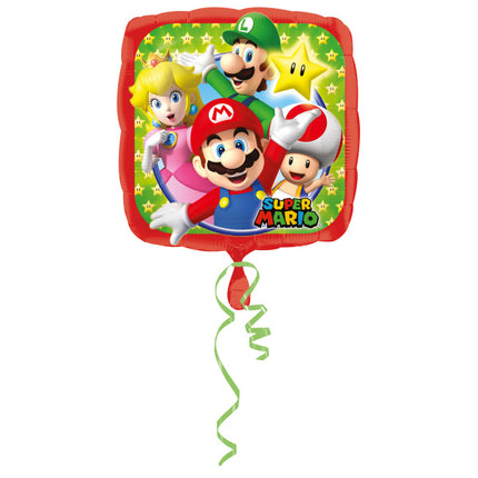 Palloncino ad elio Super Mario vuoto 43 cm