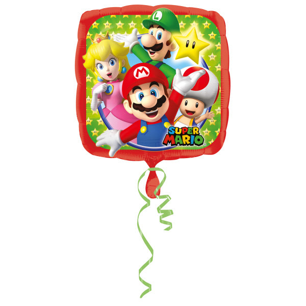 Palloncino ad elio Super Mario vuoto 43 cm