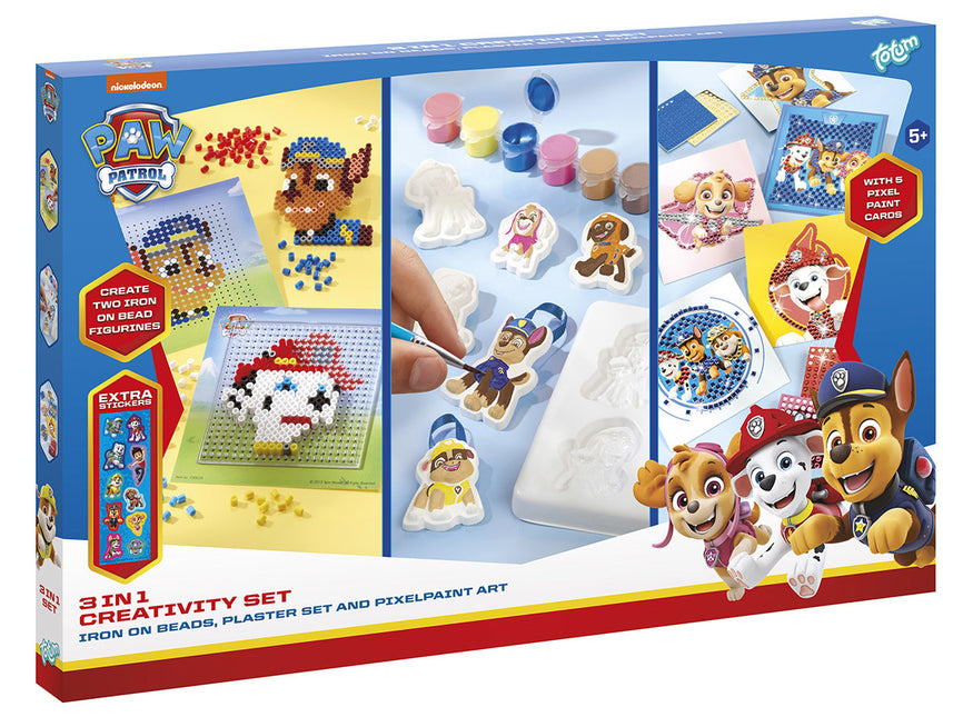 Paw Patrol 3 In 1 Craft set 3 pezzi