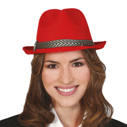 Cappello rosso da gangster