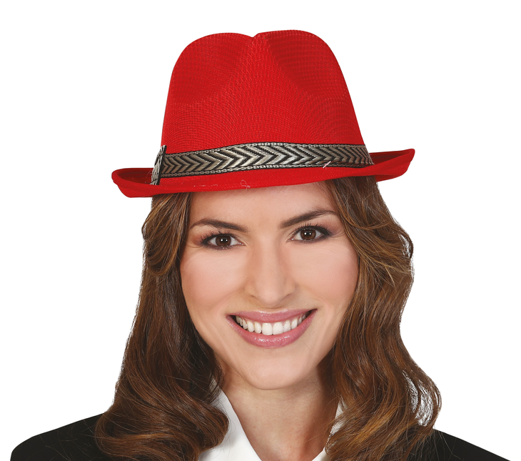 Cappello rosso da gangster