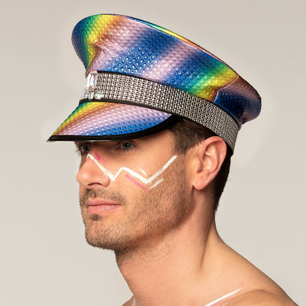 Cappello Paillettes Multicolore