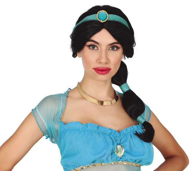 Parrucca della Principessa Jasmine Aladdin