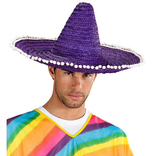 Sombrero blu viola 50 cm