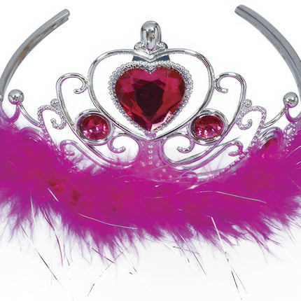 Tiara Ragazza Cuore Rosa