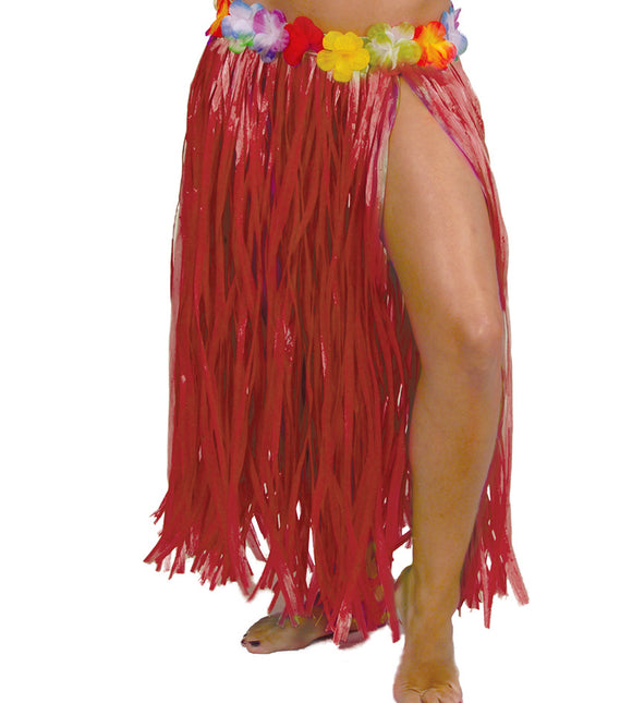 Gonna Hawaii rossa 75 cm