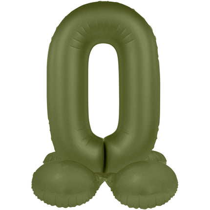 Palloncino 0 Year Figure Verde Opaco 72cm