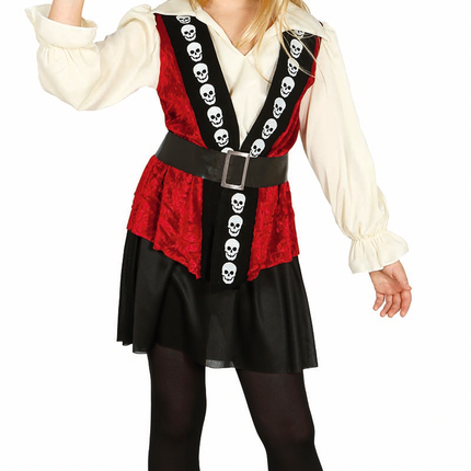 Vestito da pirata teschio bambino