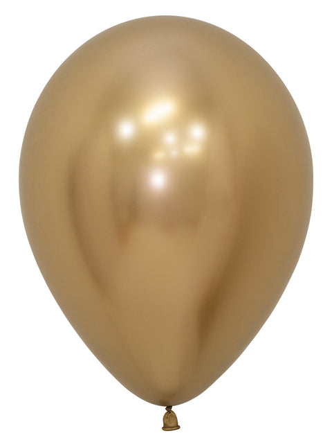 Palloncini Reflex Oro 30cm 12pz