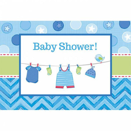 Inviti alla nascita Baby Shower Boy 8 pezzi