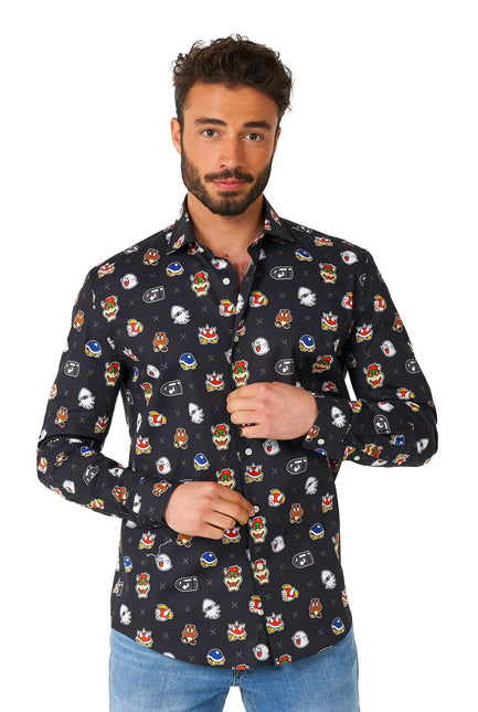 Super Mario Bad Guys Shirt Uomo OppoSuits