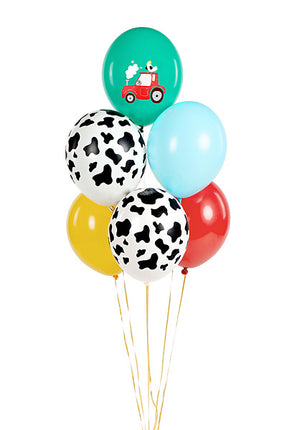 Palloncini Farm Mix 30cm 6pz