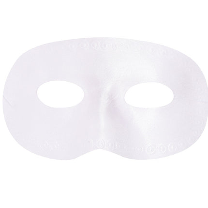 Maschera di seta bianca