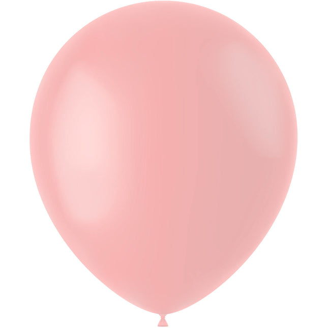 Palloncini rosa chiaro rosa polvere 33cm 50pz