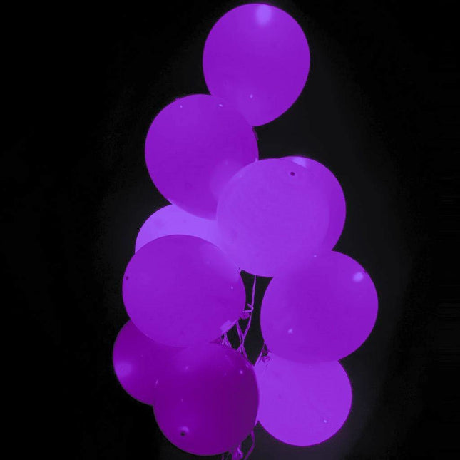 Palloncini a led viola 26cm 5pz