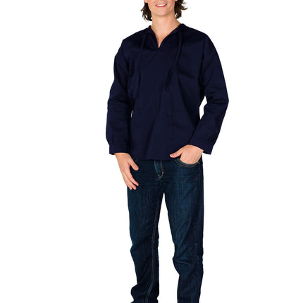 Smock da contadino da uomo blu scuro