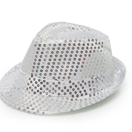 Luci per cappelli con glitter argento