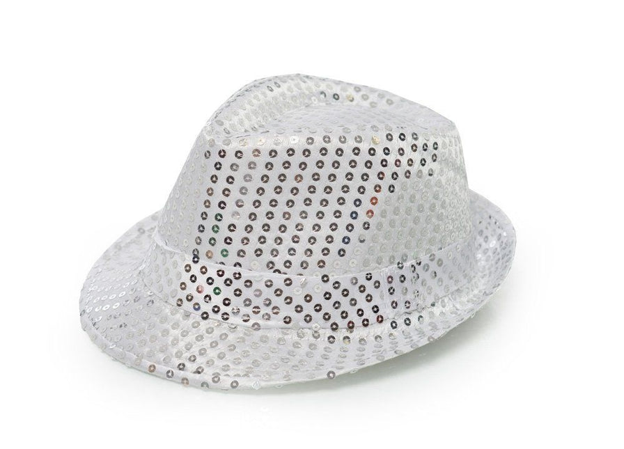 Luci per cappelli con glitter argento