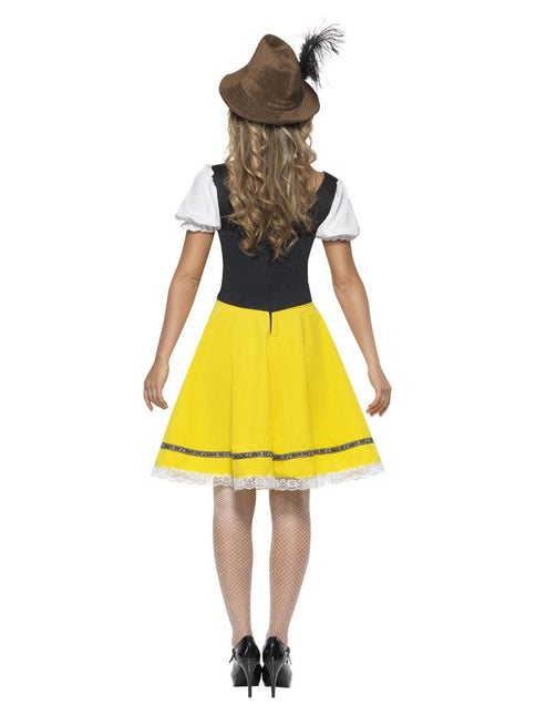 Abito Dirndl Oktoberfest Giallo