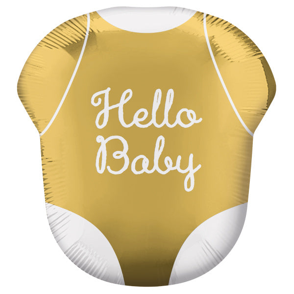 Maglietta con palloncino ad elio Hello Baby Vuoto