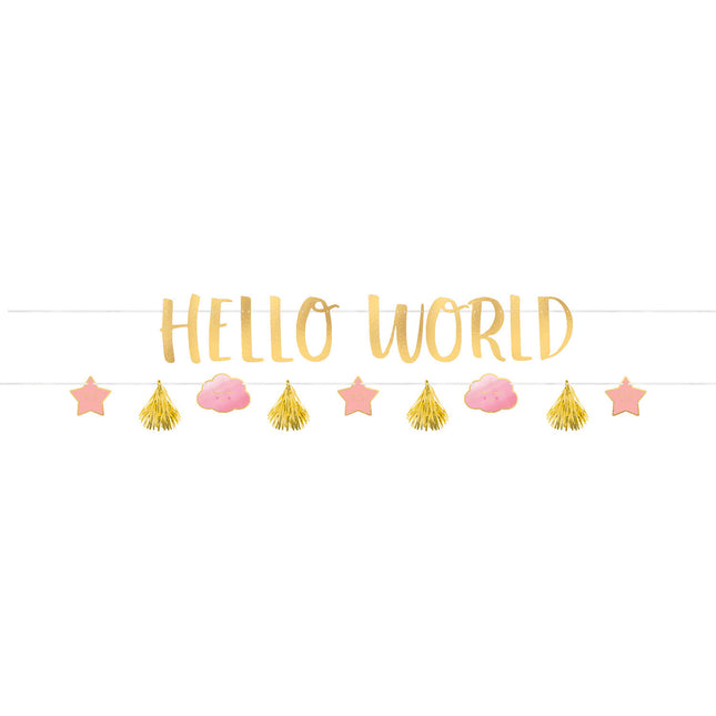 Fionda per lettere Hello World Girl 1,7m