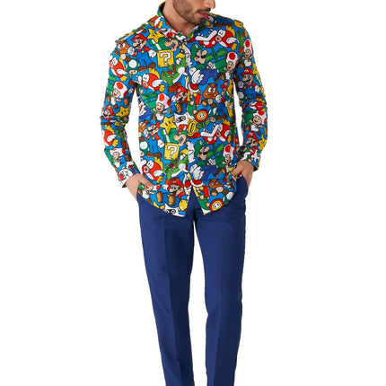 Camicia Super Mario Uomo OppoSuits