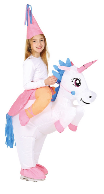 Costume da unicorno gonfiabile bambino 7/9 anni