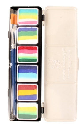 PXP 6 X 6gr Palette Splitcake con pennello misura 6 - B