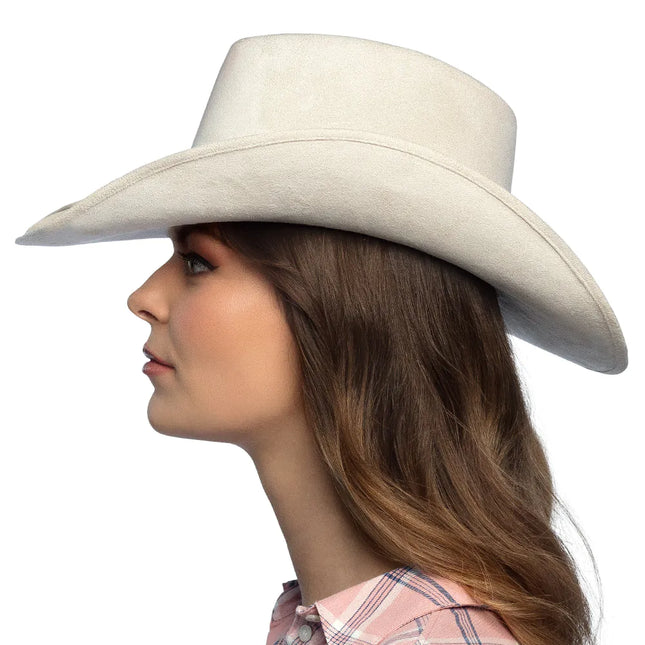 Cappello da cowboy beige Luxe