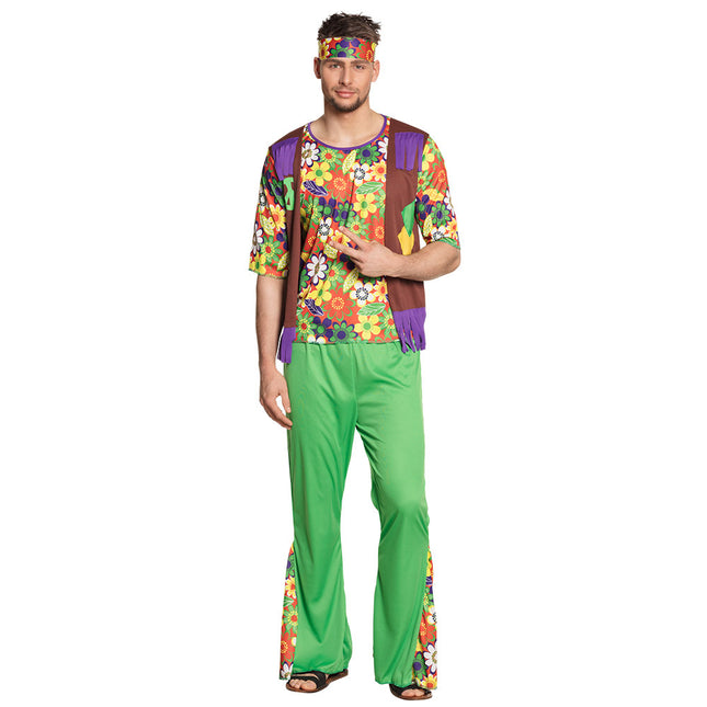 Costume Hippie Uomo Fiore