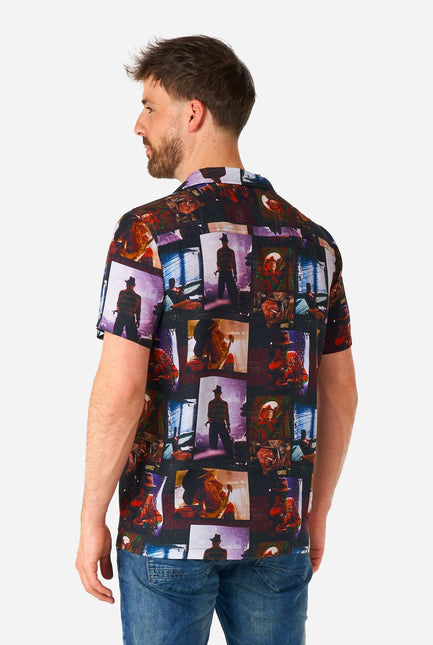 Camicia A Nightmare On Elmstreet a maniche corte da uomo OppoSuits