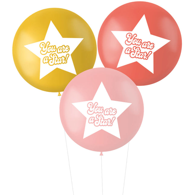 Palloncini You Are A Star 80cm 3pz